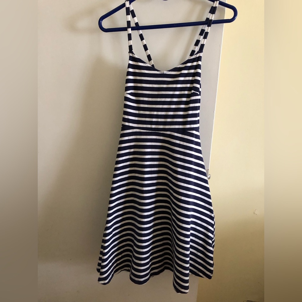 Old navy striped fit and flare dress